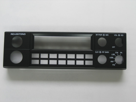 Ranger RCI-2970N3 Face plate Part # PT2970040K     Other RCI Face plate parts you may need are LCD Window PT2950090A, Keypad Refrator Plate PT2950031A, Rubber Keypad QT2950010A
