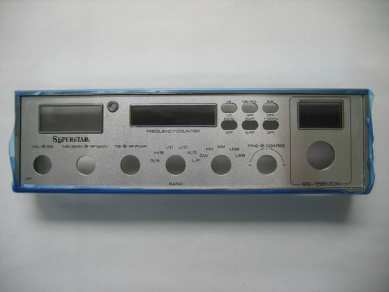 Super Star SS-158VDX Face Plate and Bezel Assembly with Lens