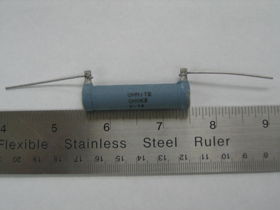 Ohmite Z-14 Choke 44 UH  Used in D&A and Collins Amplifiers