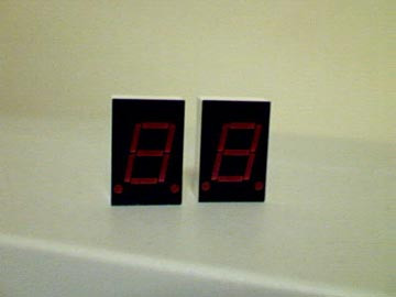 Cobra 2000 Channel Readout Displays Set
Cobra 2000 Channel Readout Displays Set, this is for two/(one set) channel readout LED displays. These are the original parts made by HP at the time the radios where mfg. Parts are marked 5082-7750 HP, Cobra part number is 158-026-9-002 drawing numbers D404 and D405