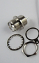 Order the RF Industries UHF female SO-239 single round-hole bulkhead chassis connector. Includes mounting hardware and PTFE dielectric for pass-through installations.