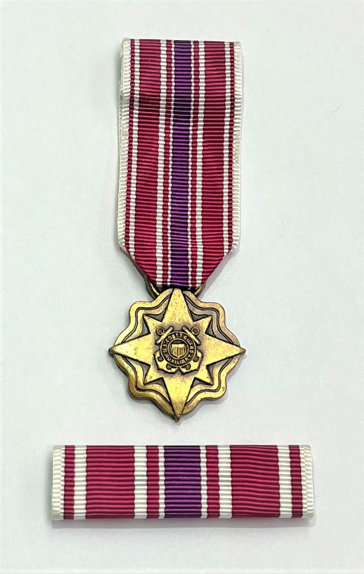 Awards: AUX Meritorious Service Award Ribbon/Medal - Auxiliary Center