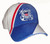 USCGAux Styled Ball Cap, White w/Blue Stripe
NOT TO BE WORN WITH UNIFORMS