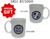 2x Classic CGAuxa White 11 oz Coffee Mug w/ free gift
