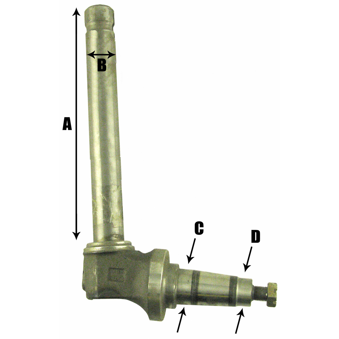 Spindle, 2WD (LH/RH) IH / CASE IH - 2400A 248 2500A 258 454 484