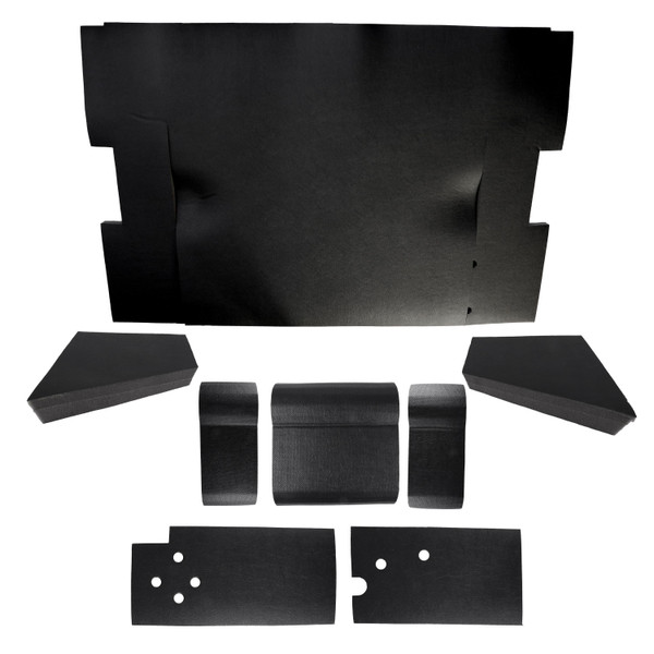 EZ Cab Kit, Black Vinyl w/ Formed Plastic for IH 86 Series