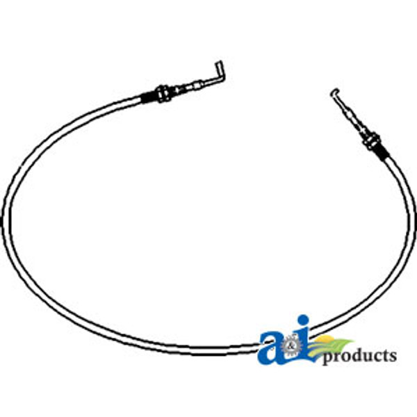 50-1/2"  PTO Control Cable, IH 5088 5288 5488 50-1/2"  PTO Control Cable, IH 5088 5288 5488