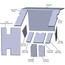 Cab Upholstery Kit (5 color options) IH 886 986 1086 1486 1586