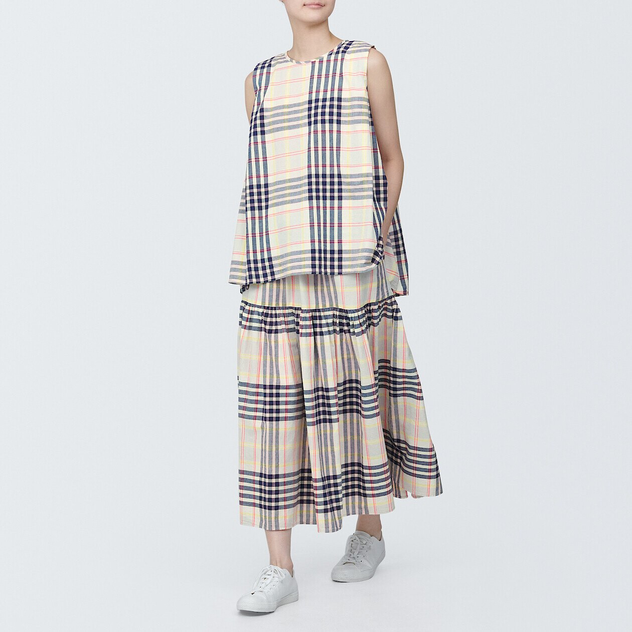 Jupe Longue A-line M&S Taille 22 - Fleurie Ivoire - Légère Et élégante