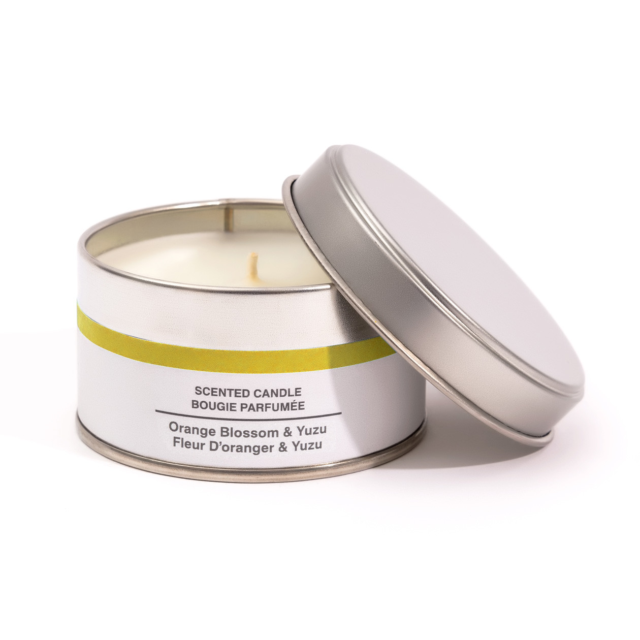 Bougie Métal ‐ Fleur d'oranger et yuzu