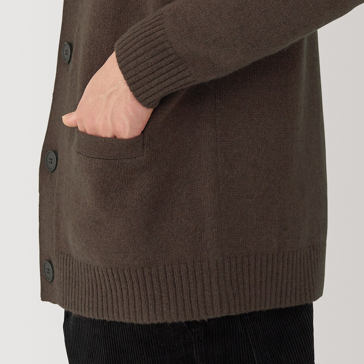 Cardigan Homme Peak Performance - Laine Mélangée, Motif Fair Isle - Taille S (équivalent XL) - Occasion Très Bon état