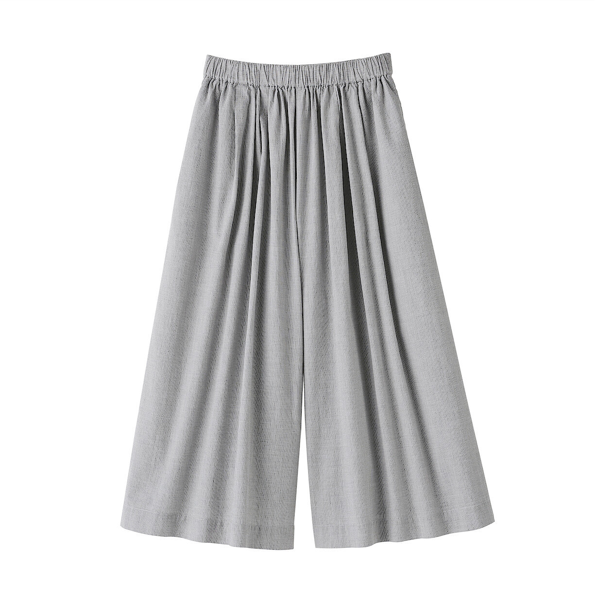 Jupe‐culotte à coupe large en coton Cool Touch pour femme MUJI - Main Image
