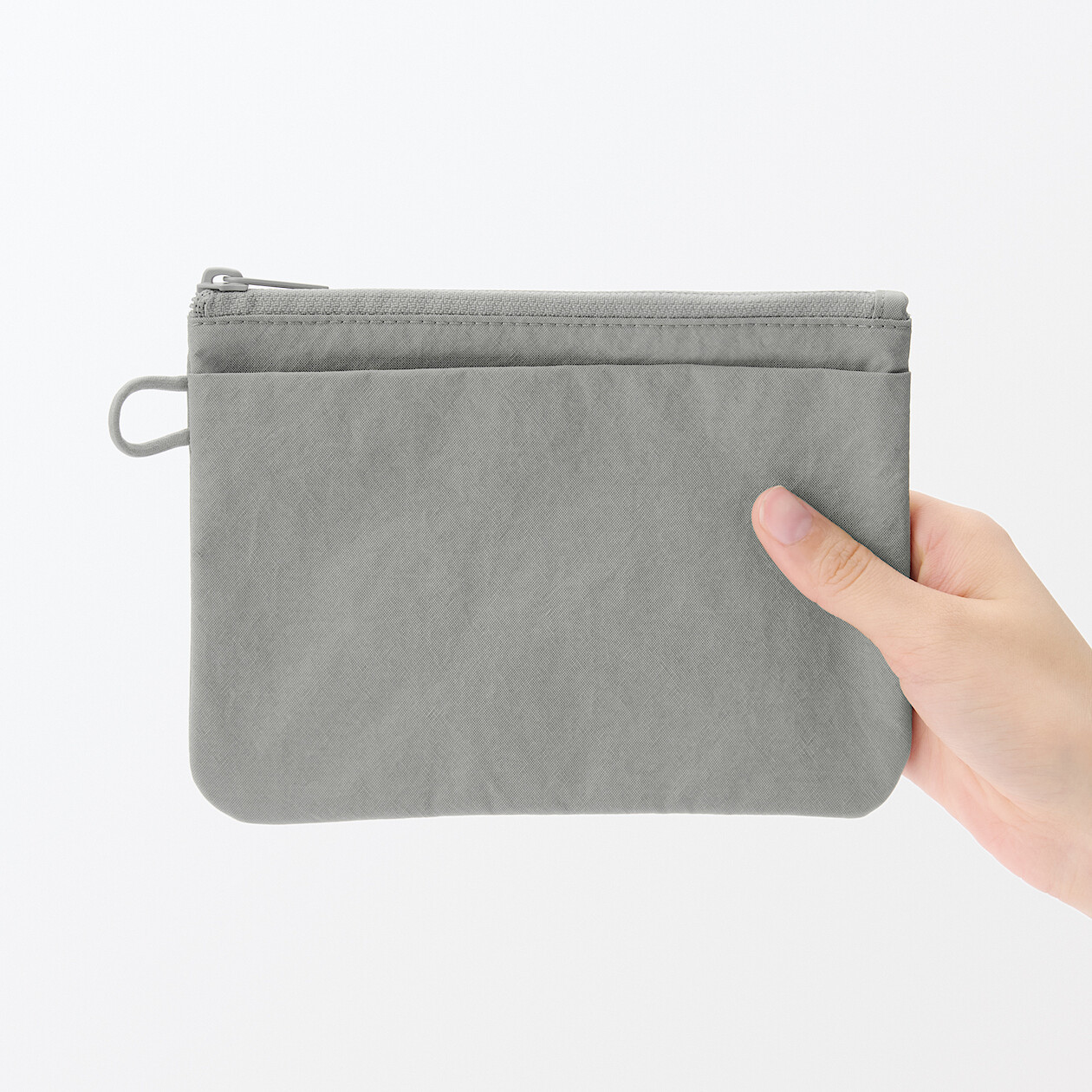 Pochette zippée, trousse plate - Un grand marché