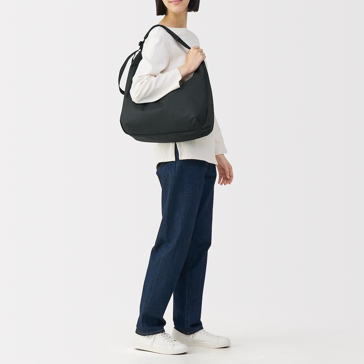 Sac à Main Bandoulière Rose - Moyen, Toile, Doublure Beige, Neuf Sans étiquettes, Sangle Détachable