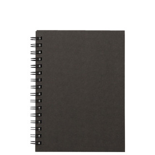 Carnet double spirale en papier recyclé A6