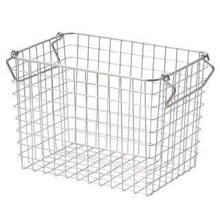Panier en fil d``acier inoxydable L18X P26X H18 cm