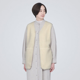 Gilet polaire sans manches en polyester recyclé femme