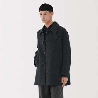 Manteau croisé en cachemire recyclé pour femme