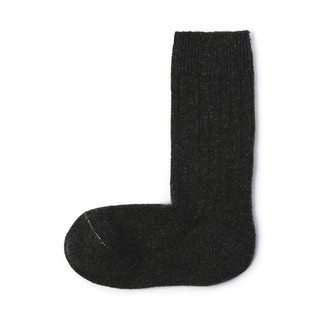 Chaussettes côtelées en mélange de laine pour femme
