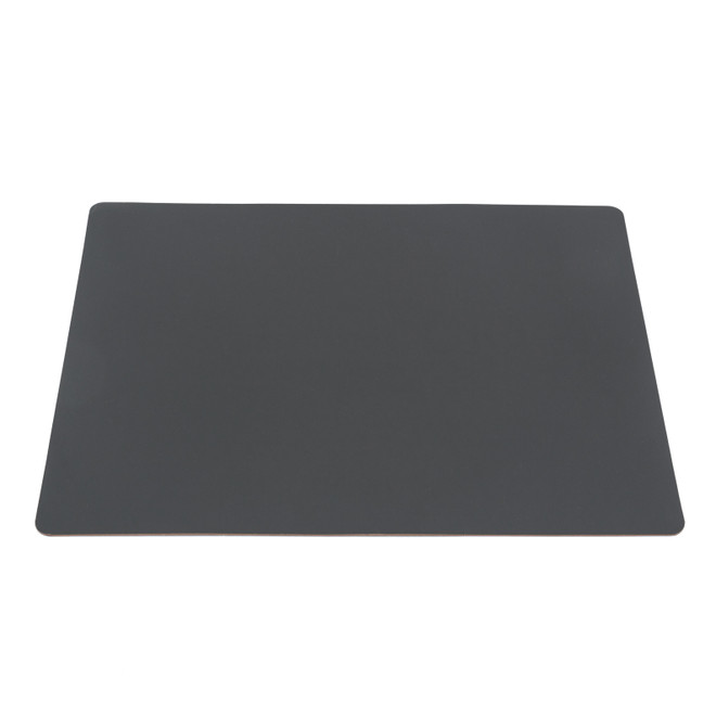 Set de table en cuir recyclé - rectangulaire, Graphite