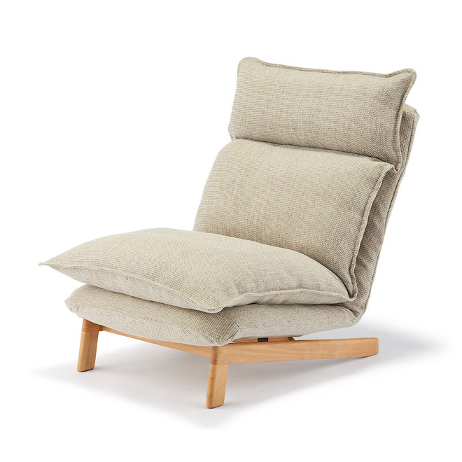 Fauteuil inclinable à dossier haut – Beige