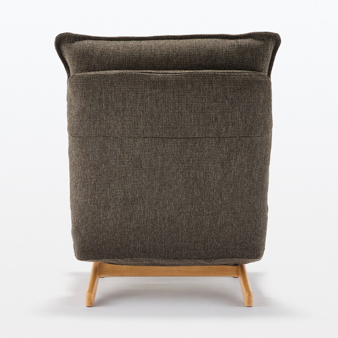 Fauteuil inclinable à dossier haut – Marron