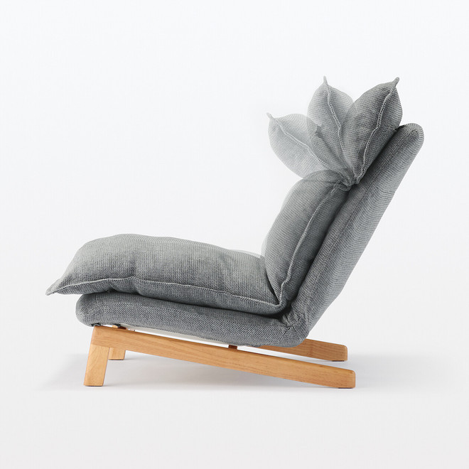 Fauteuil inclinable à dossier haut – Gris