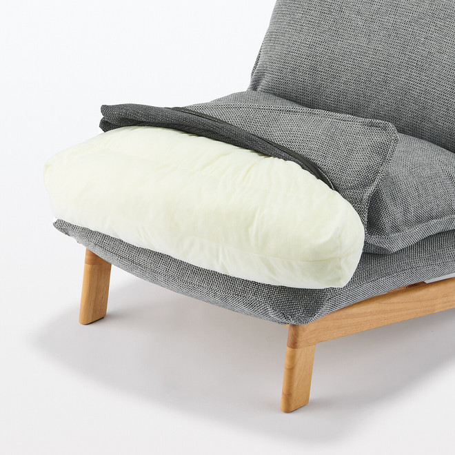 Fauteuil inclinable à dossier haut – Gris