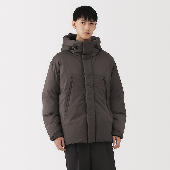 Veste à capuche en duvet pour homme
