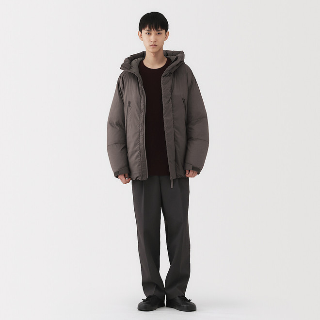 Veste à capuche en duvet pour homme