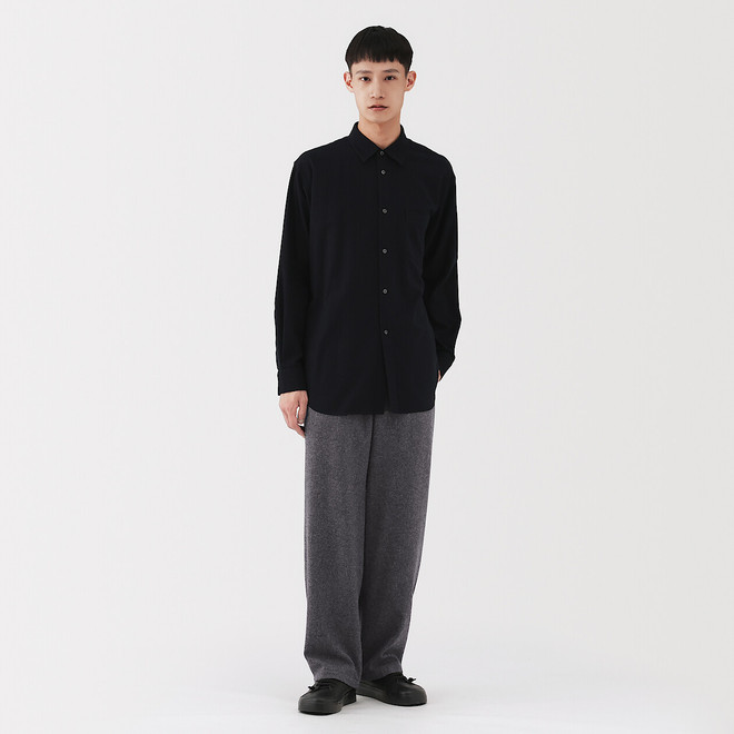 Pantalon confortable en mélange de cachemire recyclé pour homme