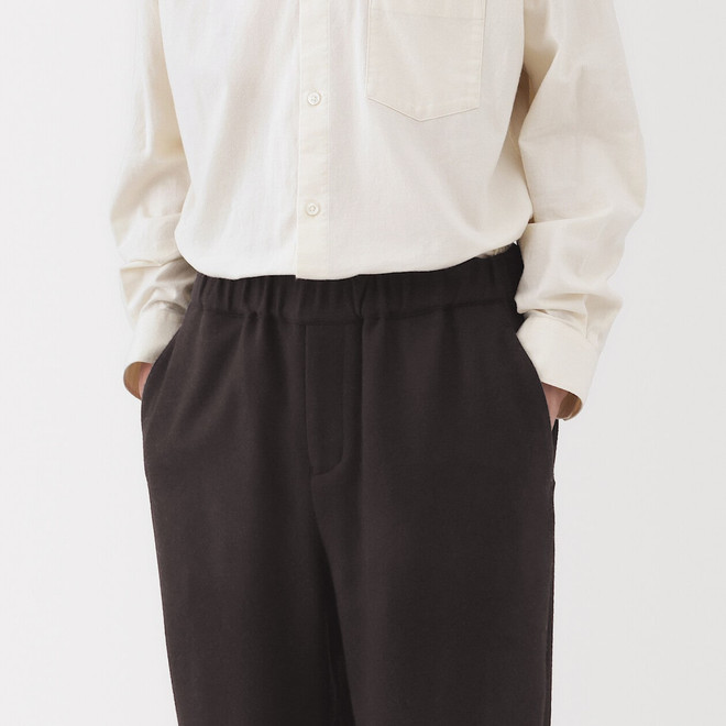 Pantalon confortable en mélange de cachemire recyclé pour homme