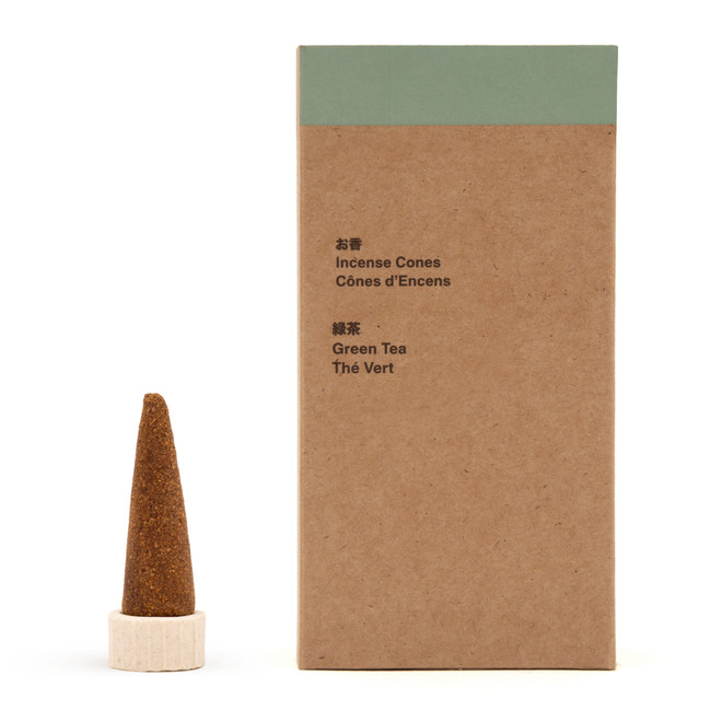 Cônes d'encens au thé vert - Lot de 20