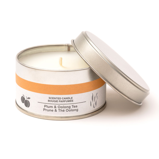 Bougie Métal ‐ Prune et thé Oolong