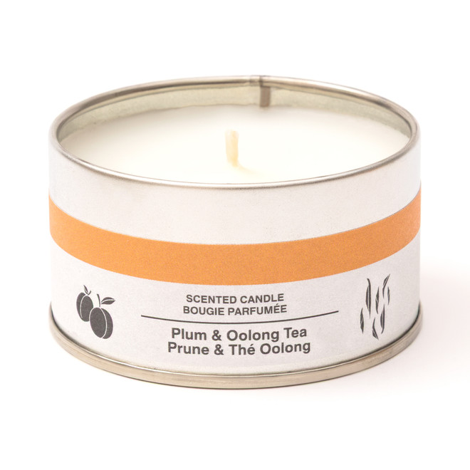 Bougie Métal ‐ Prune et thé Oolong