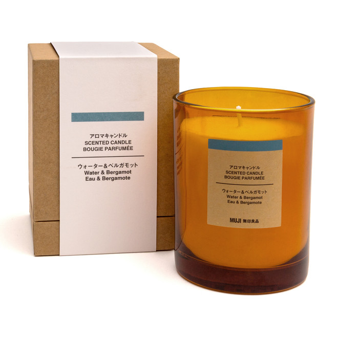 Bougie 1 mèche eau et bergamote