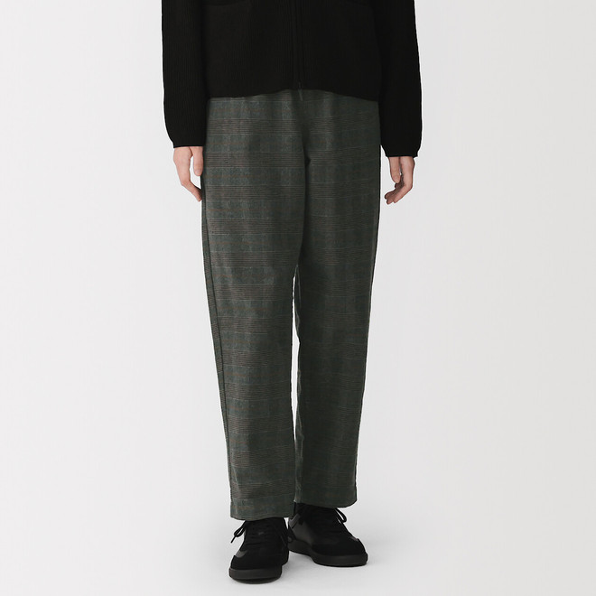 Pantalon fuselé en flanelle extensible pour femme