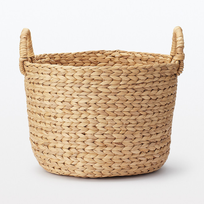 Panier rond en jacinthe d'eau 37X H26cm