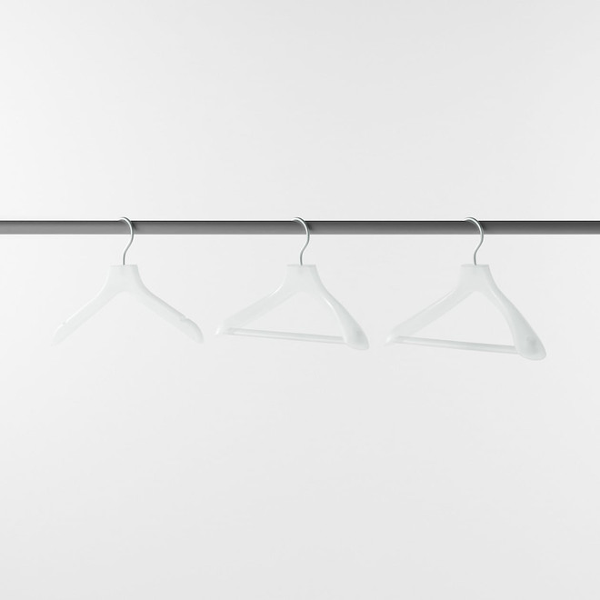 Cintres fins en PP 42cm (Lot de 3)