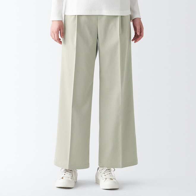 Pantalon wide en polyester recyclé 17309