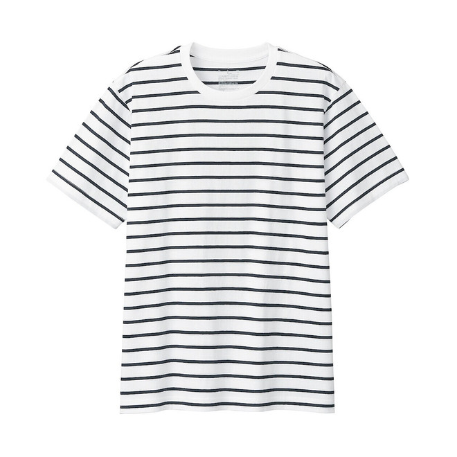 T‐shirt en jersey de coton manches courtes homme