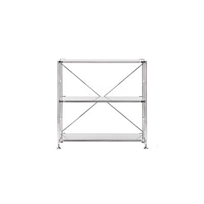 Étagère en acier inoxydable large ‐ 3 niveaux (Dont Eco‐part. 1,80 €)