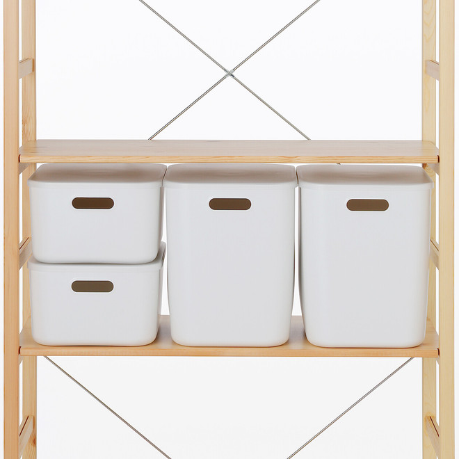 Etagère en pin large ‐ 5 niveaux