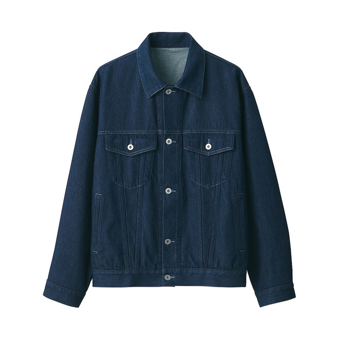 Veste Denim en kapok mélangé homme