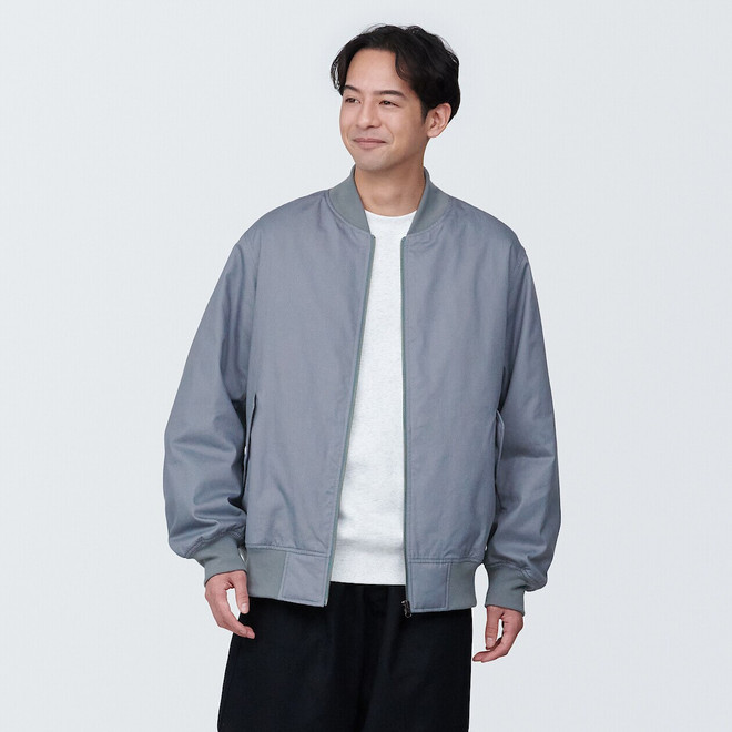 Veste Bomber en kapok mélangé rembourré homme