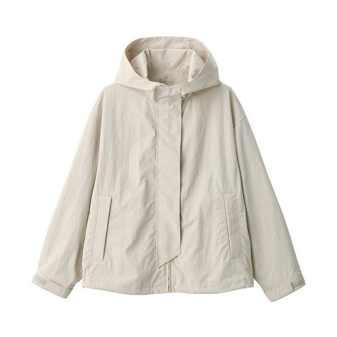 Veste déperlante pliable à capuche femme