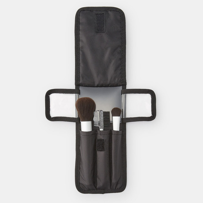 Pochette pinceaux à maquillage en nylon