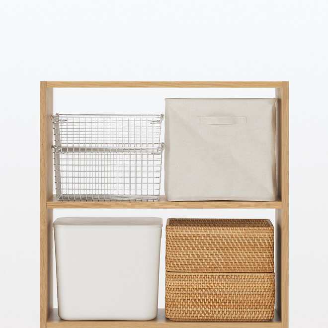 Étagère large en chêne ‐ 5 niveaux (Dont Eco‐part. 3,90 €)