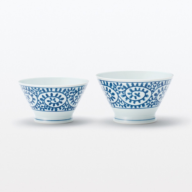 Bol à riz en porcelaine Hasami ‐ Motifs arabesque