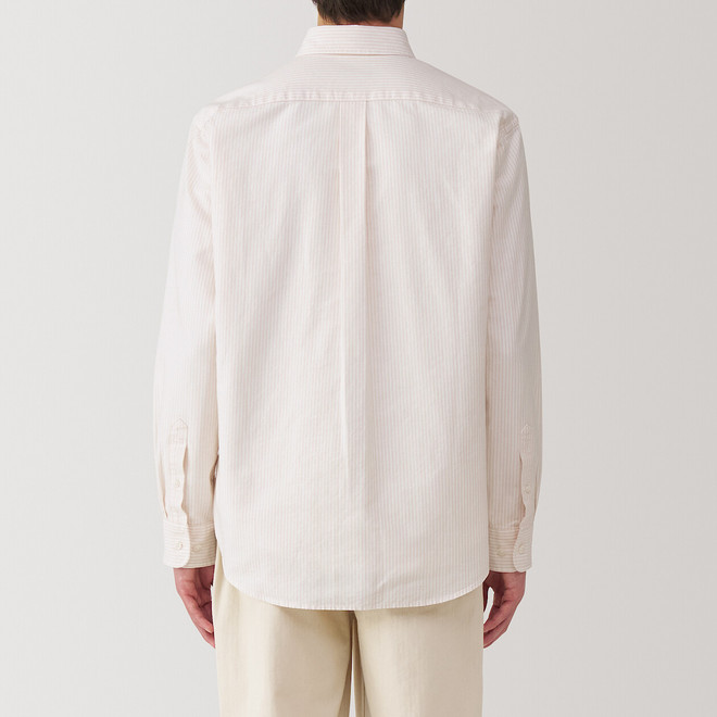 Chemise Oxford en coton lavé pour homme
